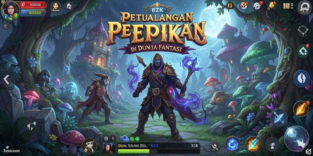 Tampilan gameplay ARPG yang mendebarkan di 8ZK.