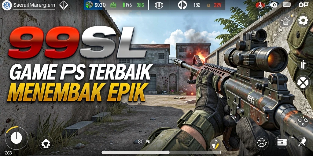 Screenshot gameplay <strong>99SL</strong> menunjukkan aksi tembak-menembak yang intens.