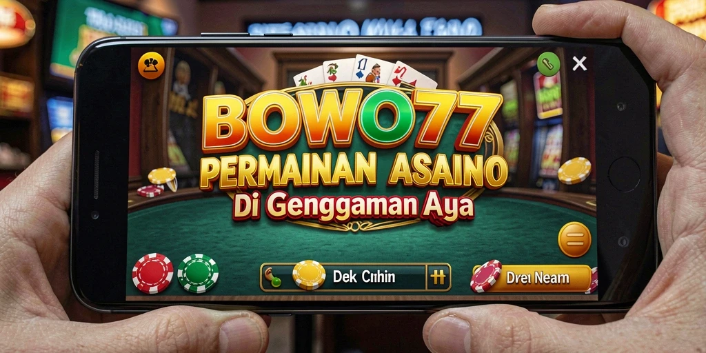 Tampilan gameplay seru dari BOWO77 dengan berbagai pilihan permainan Kasino.