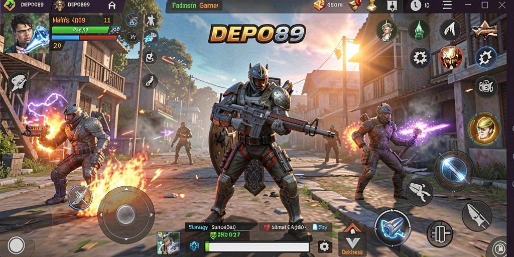 Tampilan gameplay DEPO89 yang mendebarkan dan penuh strategi.