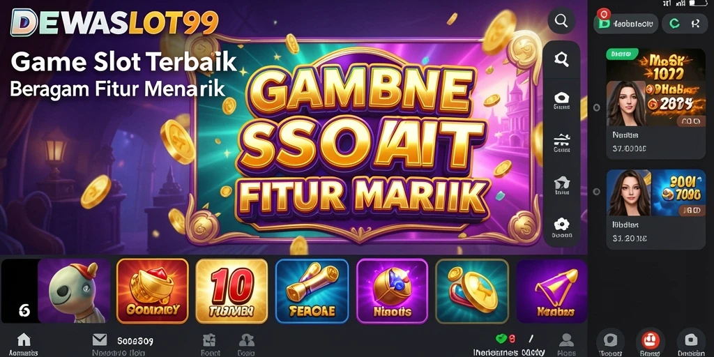 Gameplay seru DEWASLOT99 dengan grafik dan animasi menawan.