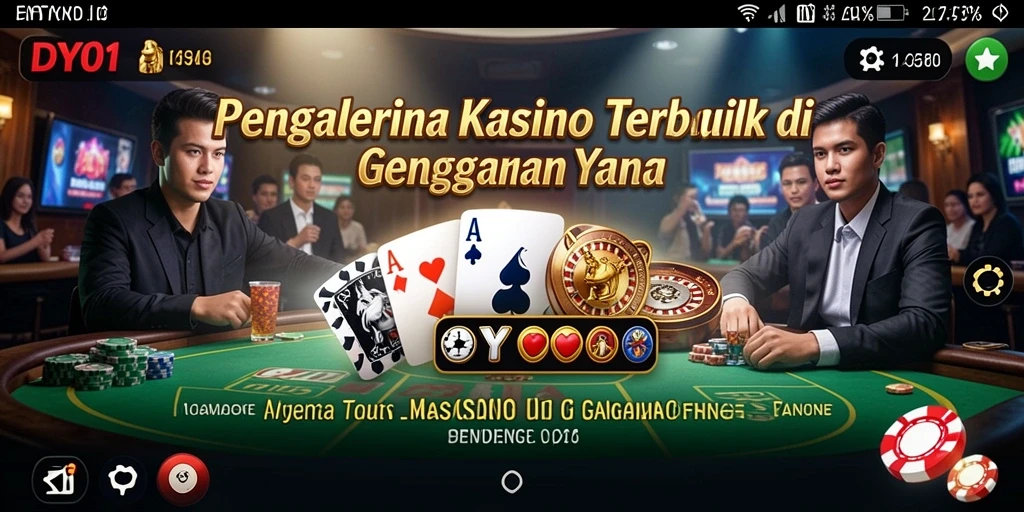 Tampilan gameplay Kasino yang menarik dan mendebarkan di DY01.