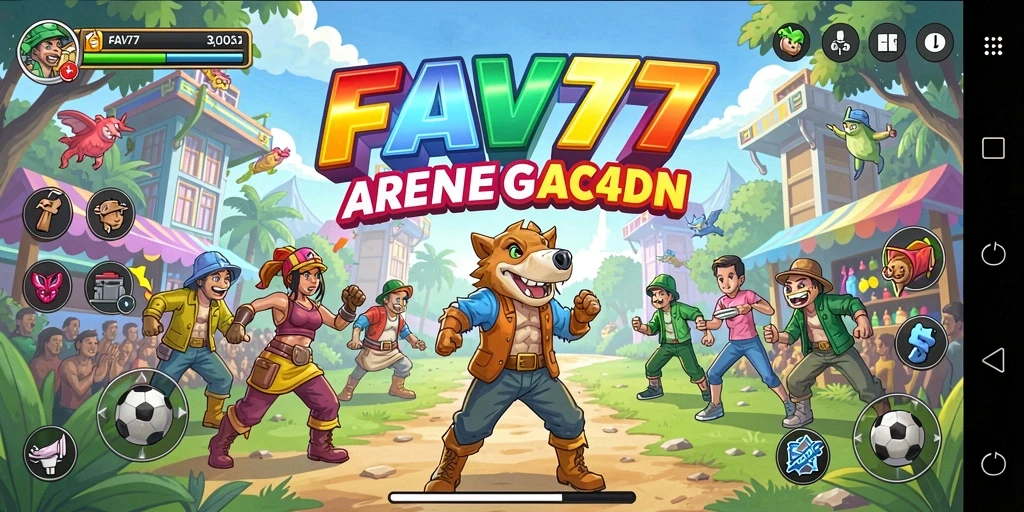 Tampilan gameplay dari FAV77 yang seru dan menantang.