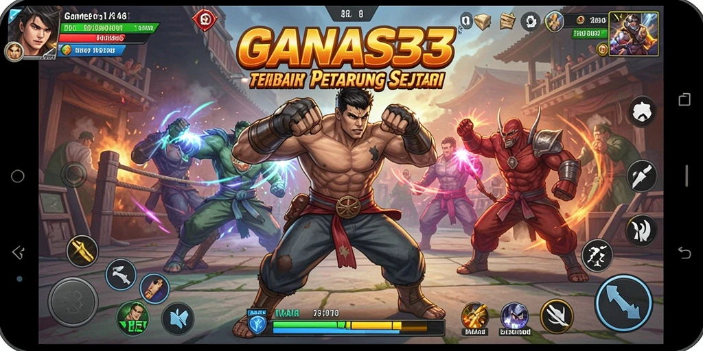 Tampilkan aksi pertarungan seru dalam GANAS33.