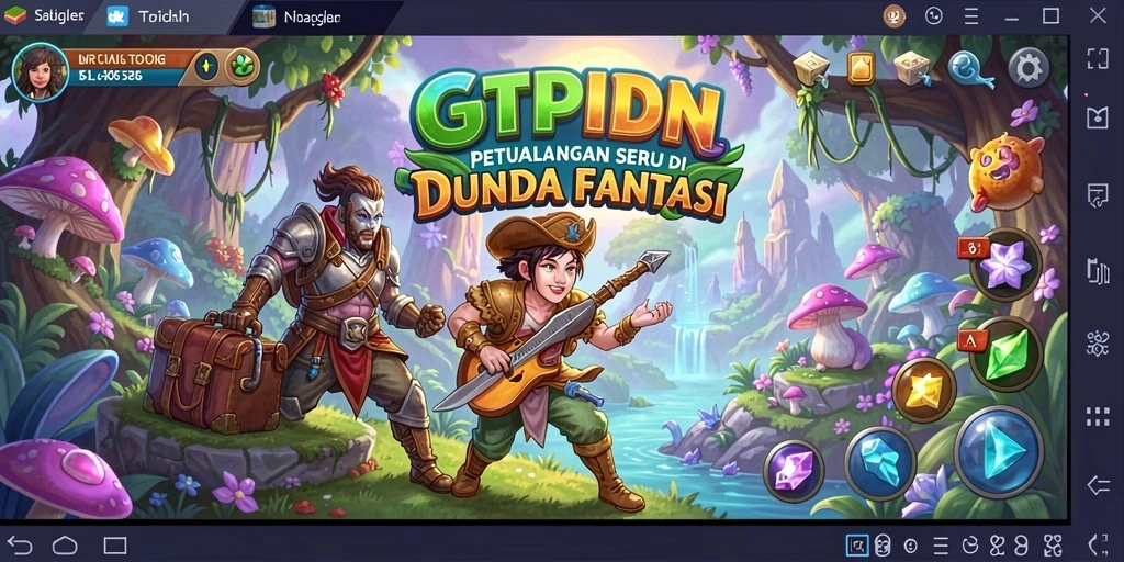 Screenshot gameplay GTPIDN menampilkan aksi seru di dunia petualangan.
