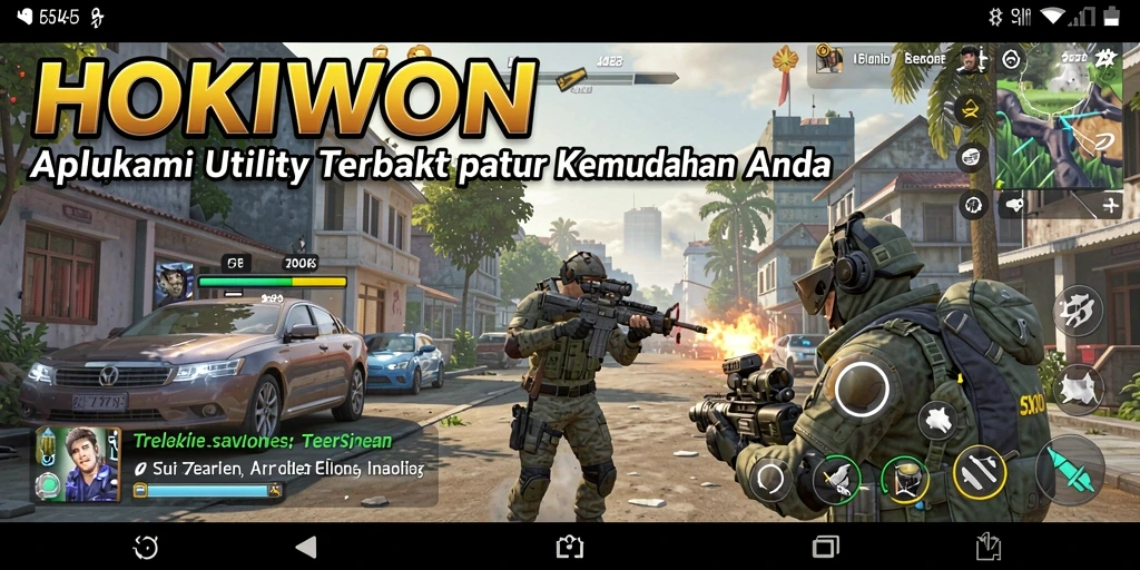 Tampilan antarmuka HOKIWON yang intuitif dan mudah dipahami.