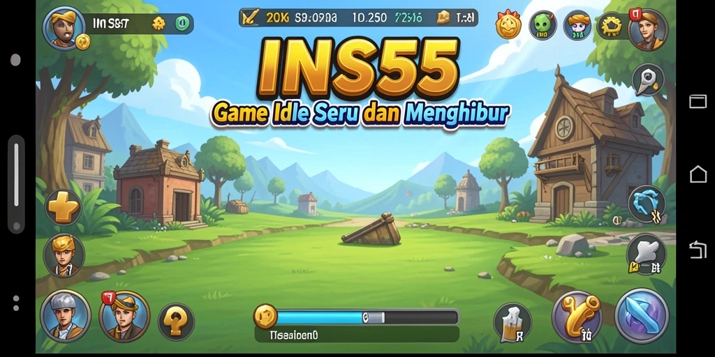 Tampilan gameplay seru dalam INS55 yang menggiurkan.
