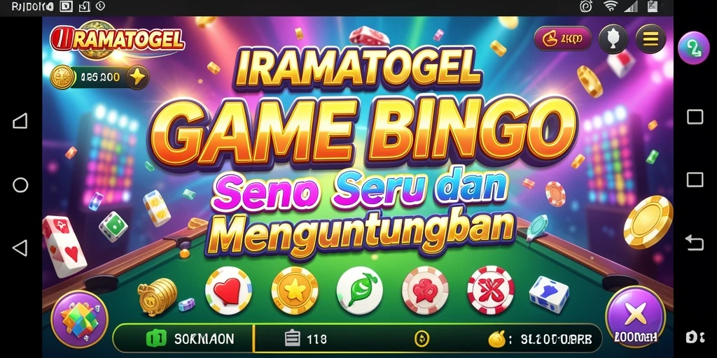 Tampilan gameplay seru dari IRAMATOGEL Bingo.