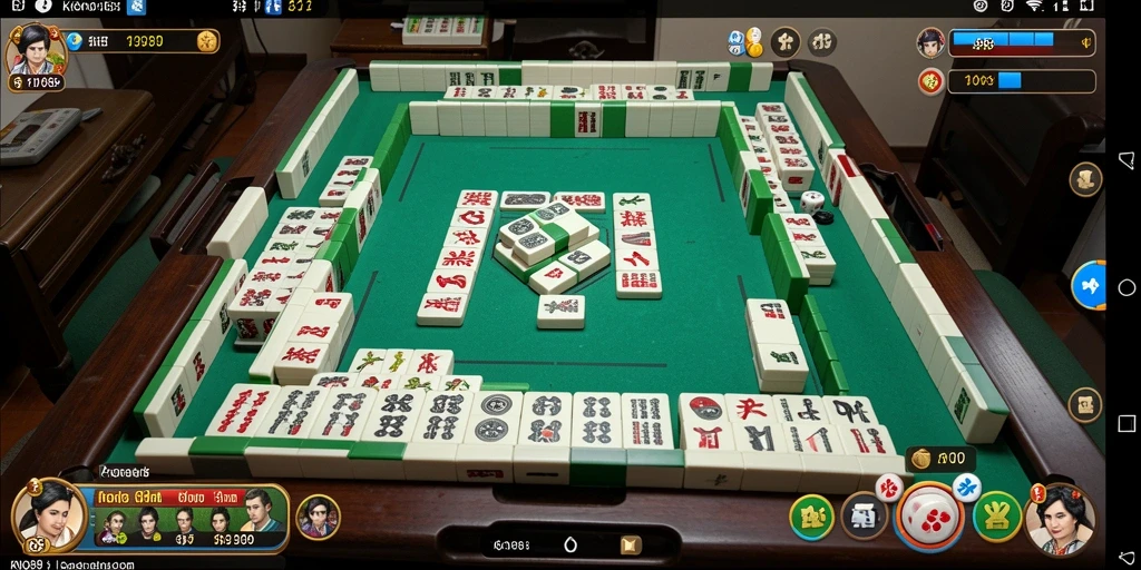 Screenshot utama KNO89 menampilkan gameplay Mahjong yang menarik dan menantang.