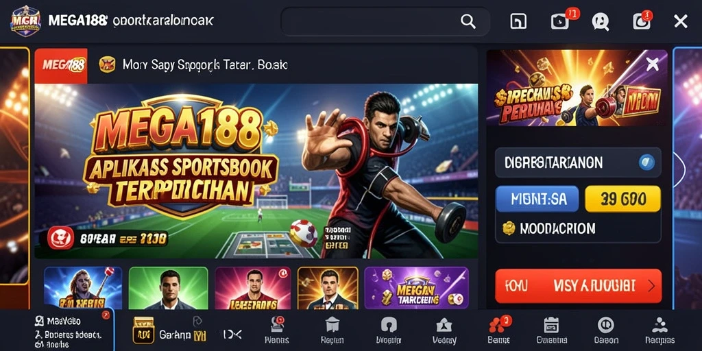 Tampilan gameplay MEGA188 dalam taruhan Sportsbook yang menarik.