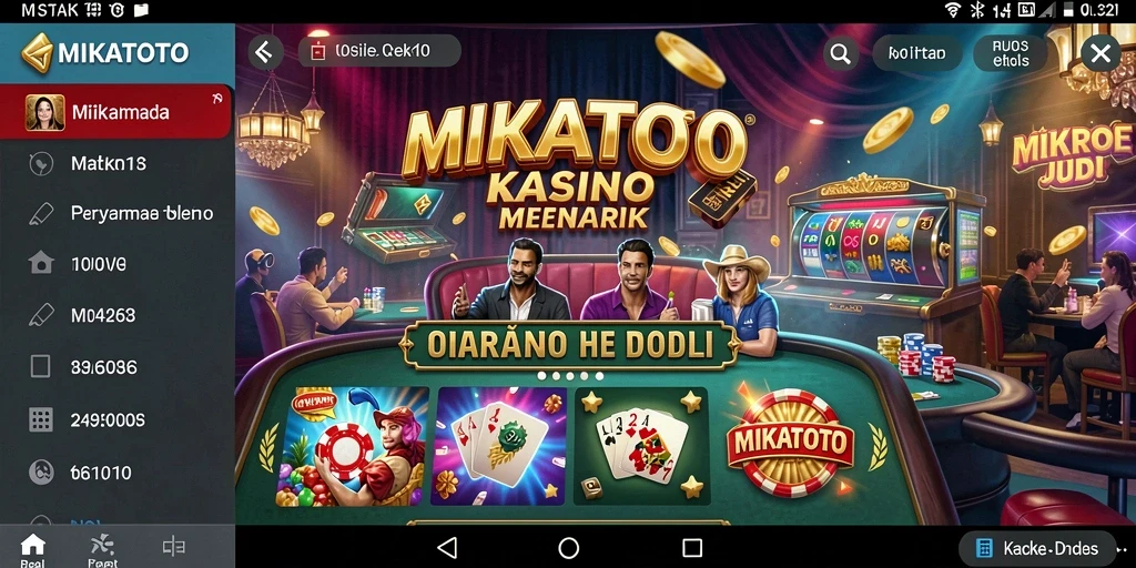 Tampilan menarik gameplay Kasino di MIKATOTO.