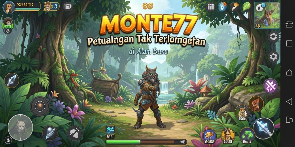 Screenshot menampilkan petualangan seru dengan grafis yang indah dan gameplay yang menarik.