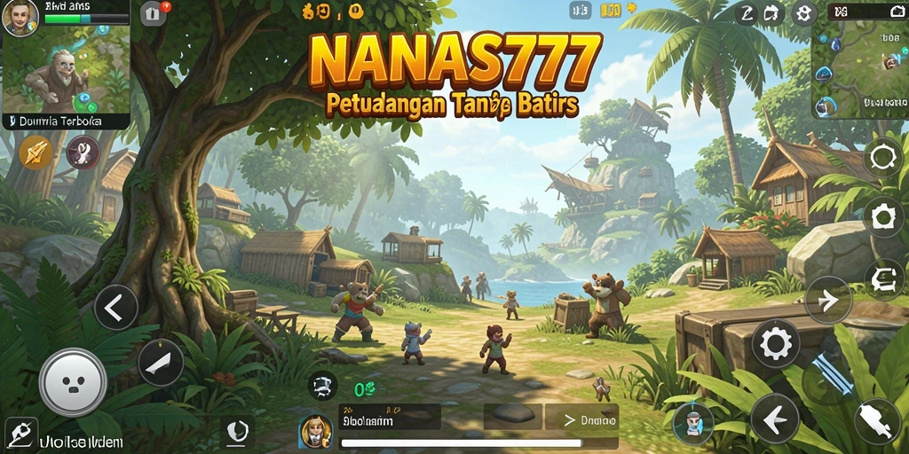 Tampilan gameplay NANAS777 yang memukau di dunia terbuka.