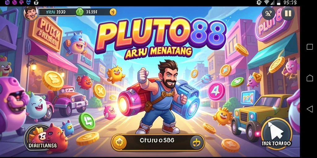 Tampilan gameplay seru dari PLUTO88 yang penuh tantangan.