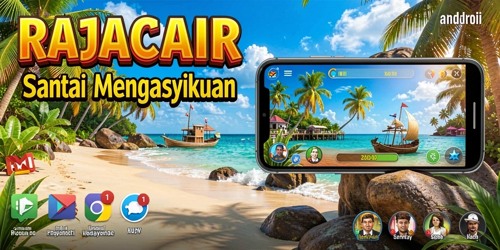Tampilan menarik dari gameplay RAJACAIR yang seru dan santai.