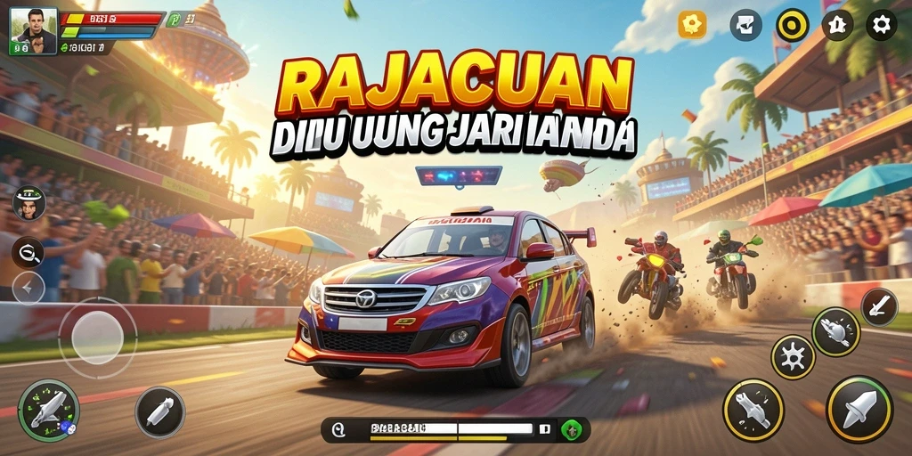 Gameplay seru dengan lintasan balap yang menantang dan menarik.