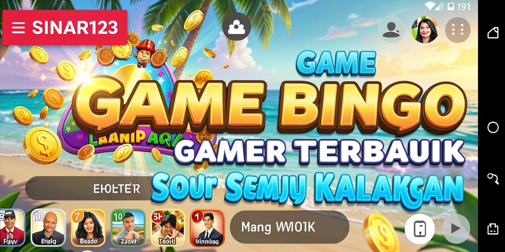 Screenshot gameplay SINAR123 dengan suasana Bingo yang seru.