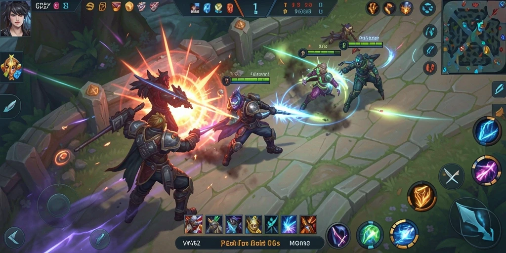 Gameplay seru dengan strategi dan aksi dalam layar penuh.